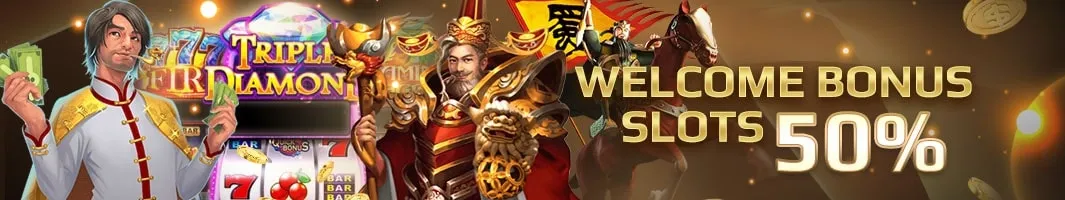 Slots 50% Welcome Bonus