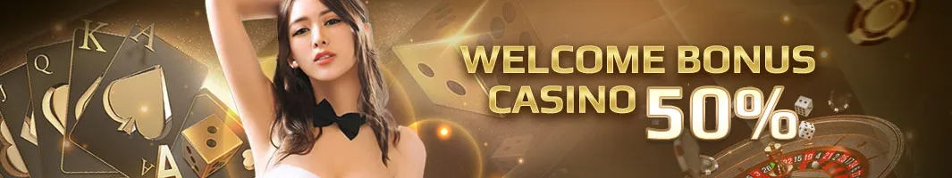 Live Casino 50% Welcome Bonus