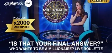 Playtech Live launches Who Wants To Be A Millionaire at Live Roulette